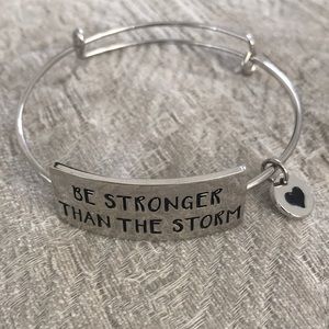 BE STRONGER THAN THE STORM bracelet